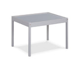 Della 3-Piece Solid Wood Kids Table & Two Chair Set, Gray B022P174729