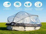 12 Foot Round Multifunctional All Weather Cover Pool Dome Enclosure for Outdoor Pools, Compatible 05357598