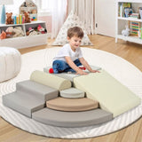 7-Piece Soft Foaming Blocks for Toddlers,Soft& Crawl Playset Indoor, Soft Play Equipment N710P170357E