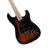 ST Stylish Electric Guitar with Black Pickguard Golden 96758390