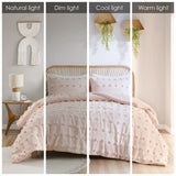 King/Cal King Clip Jacquard Comforter Set B035129817