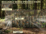Camouflage Blind 3-Panel 176" x 58.3" with Quick-Access See Through Windows for Fast Setup 57629157