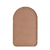 Arched Metal Floral Wall Mirror B035129256