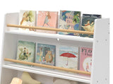 Kids Bookshelf, Book and Magazine Rack, Book Organizer, toy Storage Cabinet Organizer, White 50096524
