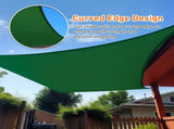 12'X12' Dark Green HDPE sunshade sail 47368421