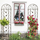 4 Pack Metal Garden Trellis 86.7" x 19.7" Rustproof Trellis for Climbing Plants Outdoor Flower W1586P243845