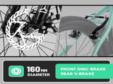 S20101 20 Inch Kids' Bike, Boys Girls Mountain Bike Ages 8-12, 7 Speed Teenager Children Kids' W2563P165474