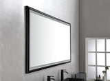 88 x8 Inch LED Bathroom Mirror with Aluminum Frame, Wall Mounted Vanity Mirror, Anti-Fog, Memory, W2287P279044