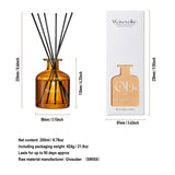Wood Fragrance Reed Diffuser Set 6.7 oz - Oil Diffuser Sticks Ensure 90 Days of Scent for Serene 00152632