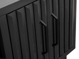 Radiance 94 inch Fireplace TV Stand, for TVs up to 100 inches, Black Finish B108P345212
