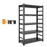 Storage Shelves 5 Tier Heavy Duty Metal Shelving Unit Adjustable Shelving Units and Storage Rack W1831126676
