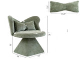 Vanity Chair with Butterfly Back,Swivel Accent Chair Dining Chairs,Makeup Stool for Bedroom Dressing 05475804