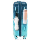 Luggage Set of 3, 20-inch with USB Port, Airline Certified Carry-on , ABSPC Hard Shell N726P264892C