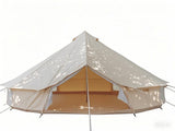 6M Pyramid Camping Tent, Waterproof Oxford Luxury Glamping Tent for Family Picnic & Gathering 03366114