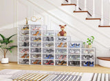 White, Small Size, 32PCS, 33*23*14cm, Shoe Box, Plastic Mesh, Freely Combinable 22838461