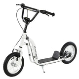 12-inch children's scooter with adjustable height. - White 29636056