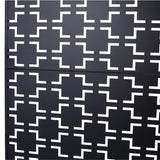 Outdoor & Indoor Privacy Metal Privacy 76" H48" W, Freestanding Decorative Privacy W465P193210
