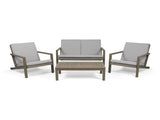 LEAH 4PC CHAT SET 65909.00GRY