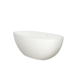 65.2 inch freestanding solid surface soaking bathtub for bathroom W1613P160636