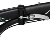 20in 150kg High Carbon Steel Foldable Commuter Bicycle Black 98173787
