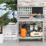 Garden Work BenchOpen Shelf Storage 66780320