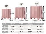 20"/24"/28" 3 pcs/set in ABS Spinner Wheel Luggage, Carry on Suitcase, with Cup Holder & USB Port & 99059334