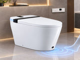 Smart Toilet with Bidet Seat,Auto Open/Close Seat, Foot Sensor, LED Display,Night Light, Warm Water W3598P508843