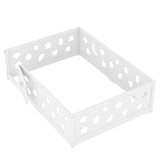 Full Size Floor Bed with Heightened Safety Guardrails and Door, Solid Wood Bedframe with Rails for W1820P240541