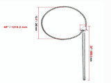 48 Inch CRV Chain Wrench, Reversible with High Strength Jaw & Ergonomic Handle, 13.4 Inch Diameter 45585366