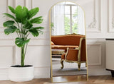 Arched Full Length Mirror 56"x15" Full Body Mirror Rectangle Free Standing Wall Mounted Leaning 17247309