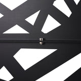 Outdoor & Indoor Privacy Metal Privacy 76" H48" W, Freestanding Decorative Privacy W465P193273