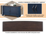 40" Console with Storage Shelf, Retro Entryway with Adjustable Storage Shelf, Sofa Couch W1202P146347