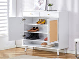 Modern minimalist storage cabinet, rattan shoe cabinet, bed top cabinet. Beautiful shape, suitable W1151P151509