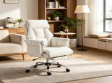 Reclining Executive Office Chair with Footrest, High Back Computer Chair with Headrest & Adjustable 29668502