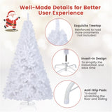7 Feet White Christmas Tree 70314439