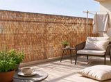 2-Pack Natural Reed Fencing Rolls, 4 ft x 16.4 ft Decorative Privacy Fence for Balcony, Patio, 56913491