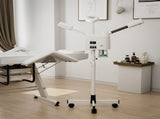 Professional 3 in 1 Facial Steamer on Wheels for Esthetician, Hot & Cold Mist, 5X LED Magnifying 49512153