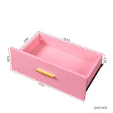 Pink modern simple hair desk, multi-layer storage space W33163007