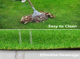 3.2x32.2FT Artificial Grass Turf 0.8" Indoor Outdoor ,Fake Grass with Drain Holes, for Dog and 07304182