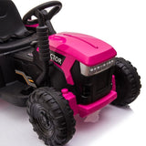 ZNTS 12V Kids Ride On Tractor with Trailer, Battery Powered Electric Car w/ Music, USB, Music, LED W2181137658