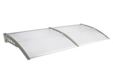 HT-200 x 100 Household Application Door Window Rain Cover Eaves Canopy Silver 52463595
