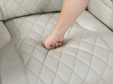 1pc Luxurious Power Reclining Loveseat w Center Console Adjustable Headrests Lights Storage Arms USB B011P609102