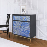Accent Cabinet with 2 Doors,1Drawer and Adjustable Shelf for Living Hallway, Entryway, Dining W716P197967