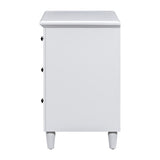 U_STYLE 3-Drawer Nightstand Storage Wood Cabinet WF319366AAK