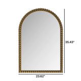 Iron Art Arch Vintage Vanity Mirror, Wall Hanging, Placed On The Table, Suitable For Living Room, W757P266578