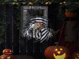 18" Animated Halloween Chained Prisoner Decor - Sound-Activated , 08107365