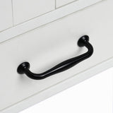 Dog Feeding Station, Dog Food Storage Cabinet with Hidden Dog Bowls, Adjustable Panel, Hooks, for W1687P205402