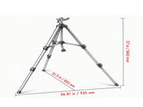 360 Degree Large Area Impact Sprinkler, Tripod Base Irrigation Sprinkler for Lawn, Garden & Yard 52566755