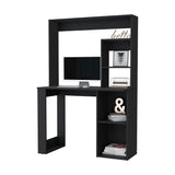 Carroll Computer Desk with Hutch and Storage Shelves B128P148682