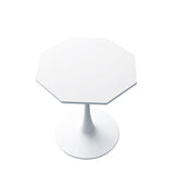 31.50"Modern Octagonal Coffee Table with MDF Table Top,Metal Base, for Dining Room, Kitchen, Living W757126156